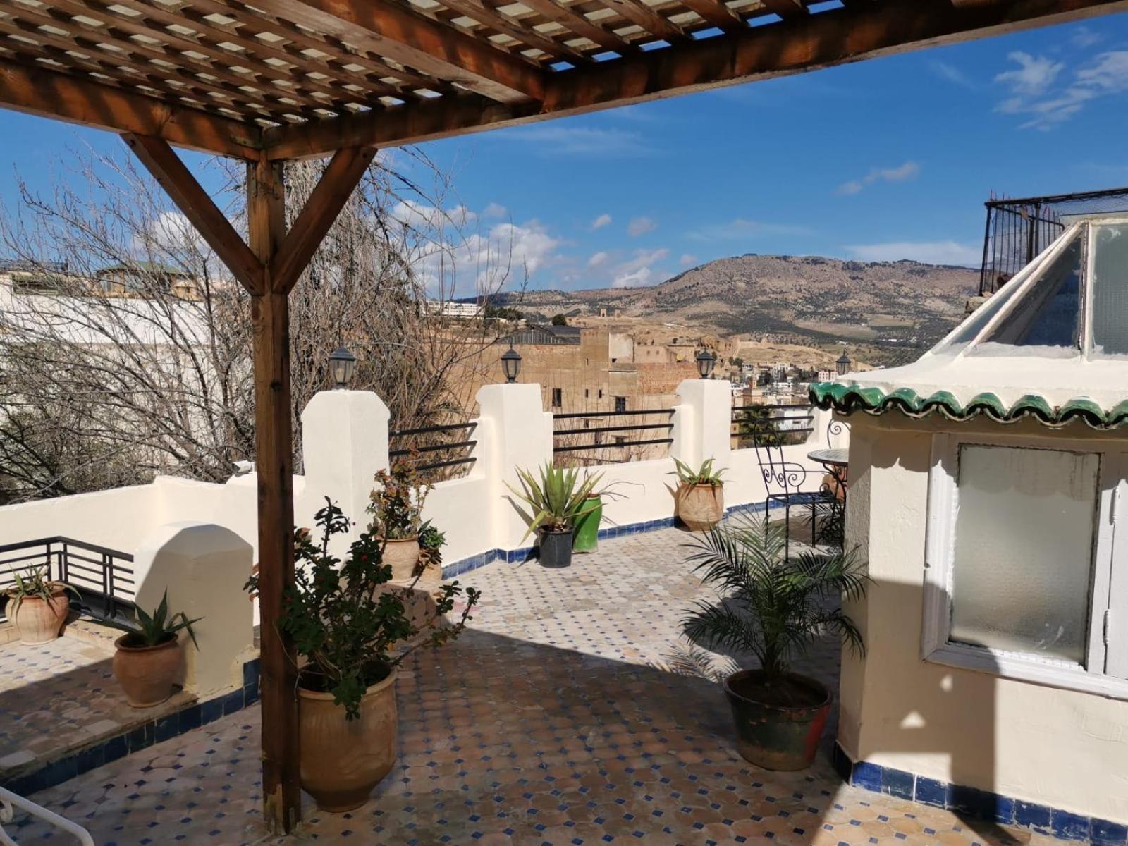 Riad Avec Terrasse Privee Et Piscine Partagee A 300M Фес Екстер'єр фото