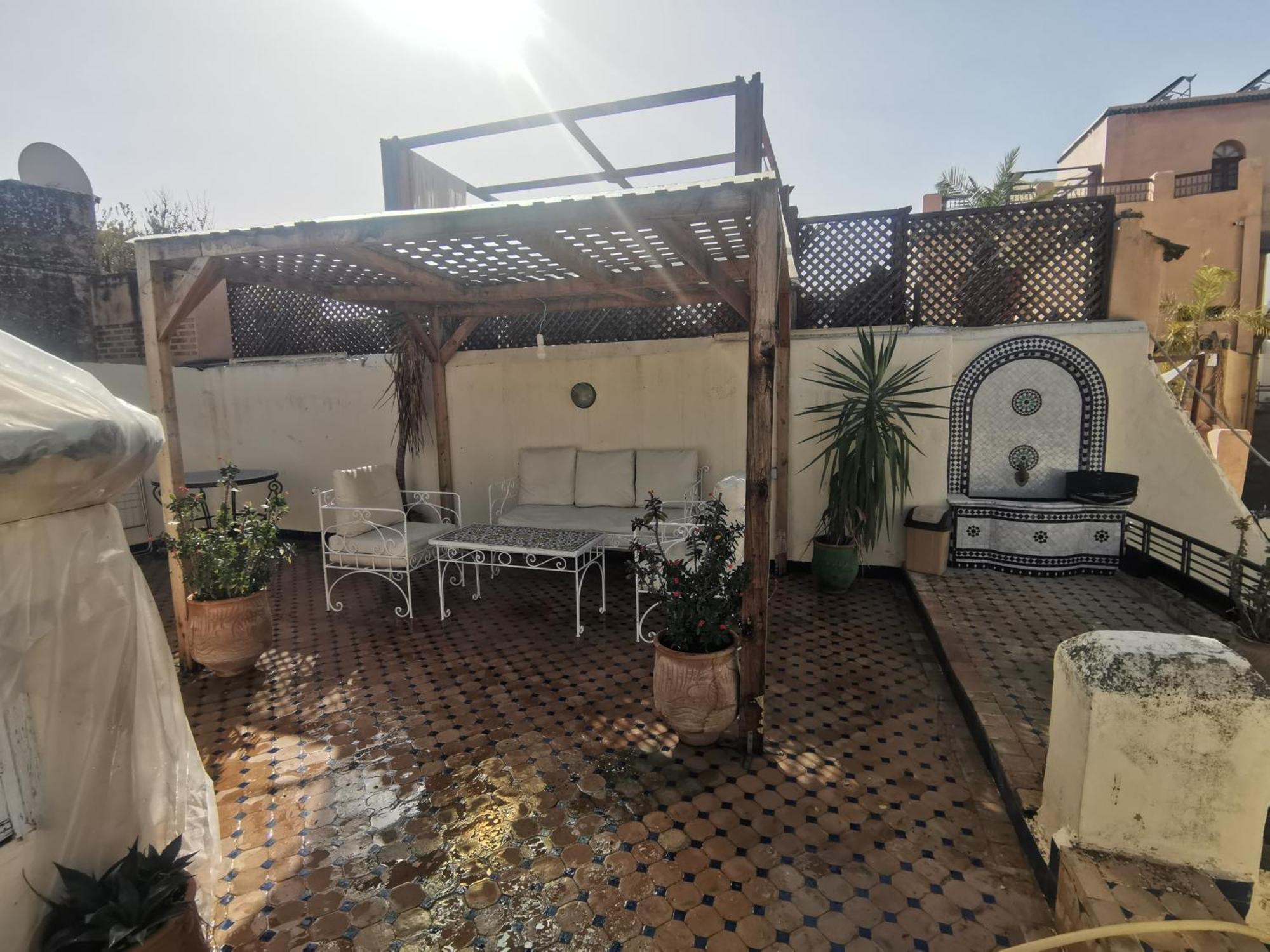Riad Avec Terrasse Privee Et Piscine Partagee A 300M Фес Екстер'єр фото