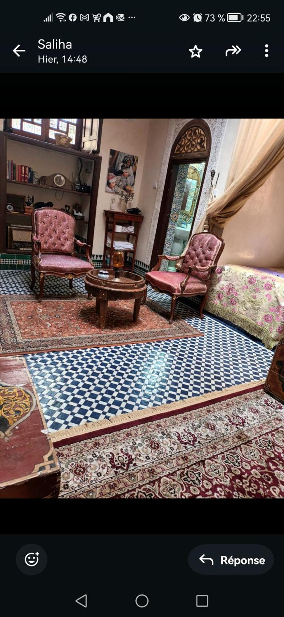 Riad Avec Terrasse Privee Et Piscine Partagee A 300M Фес Екстер'єр фото